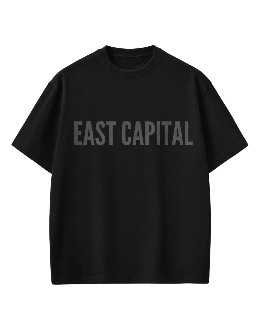EAST CPTL. T-SHIRT BLACK